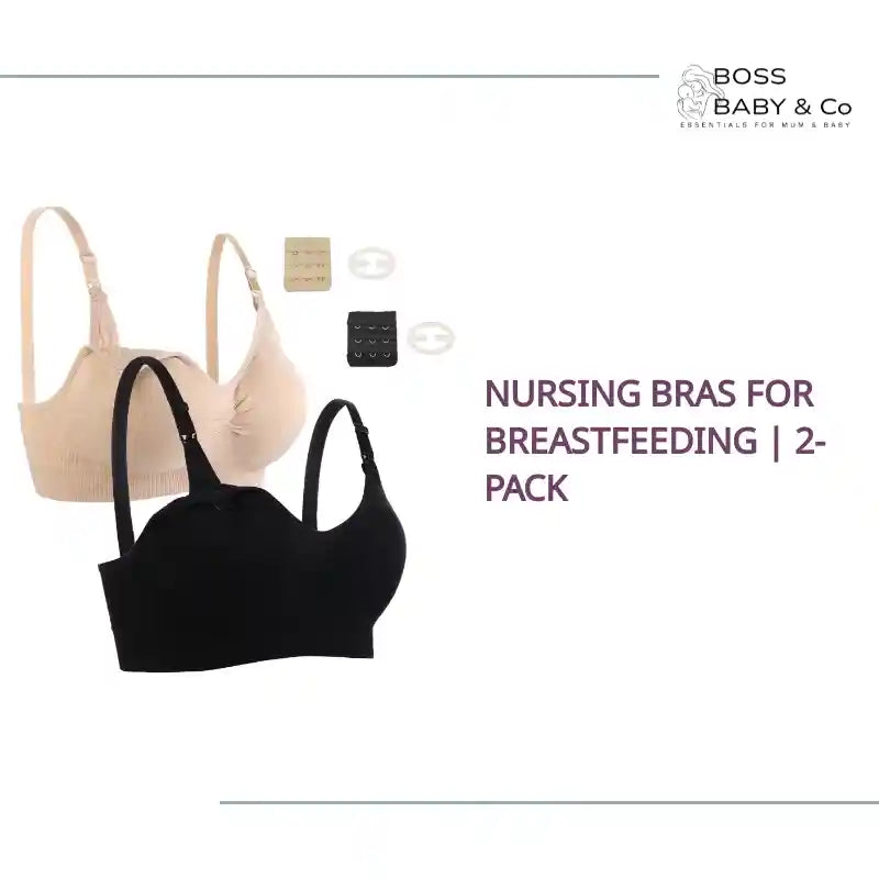 Nursing Bras for Breastfeeding | 2-Pack by@Outfy