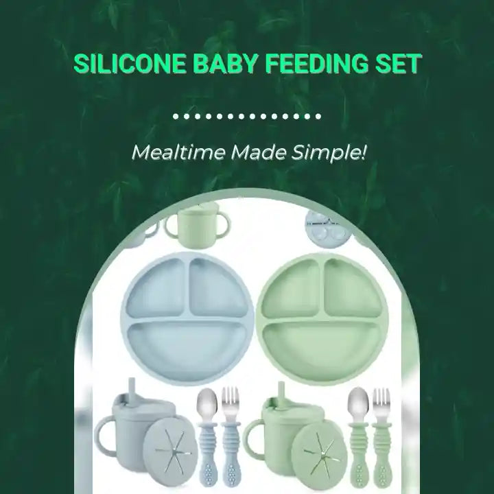 Silicone Baby Feeding Set by@Outfy