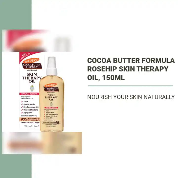 Cocoa Butter Formula Rosehip Skin Therapy Oil, 150ml by@Outfy